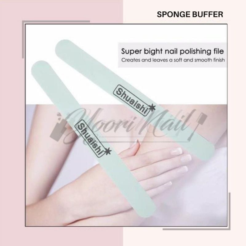 Sponge Buffer buffer halus pengilap kuku shining