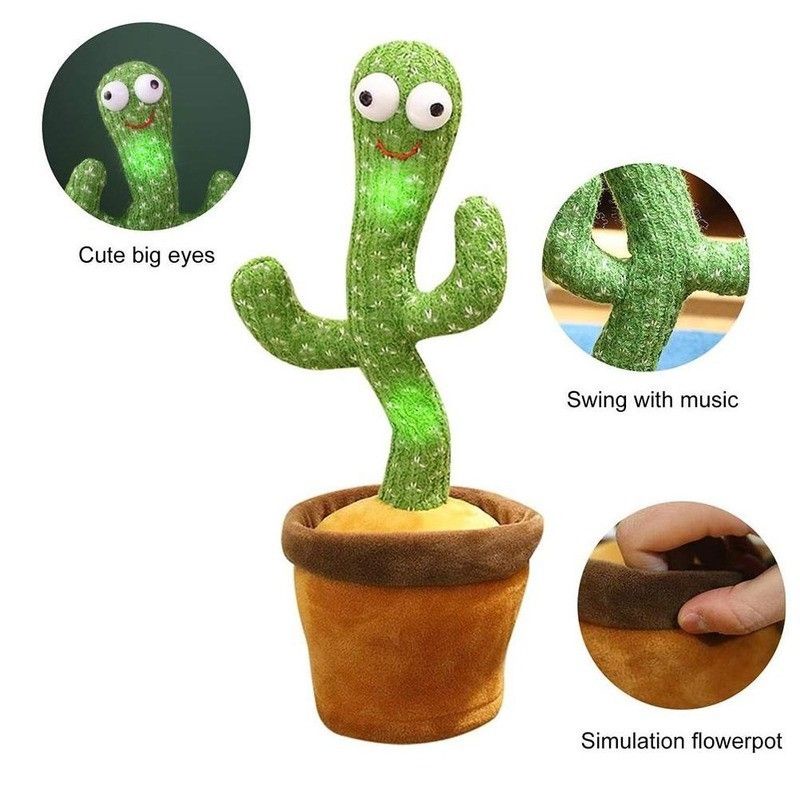 KAKTUS DANCING JOGET BICARA CACTUS TOYS KAKTUS JOGET GOYANG BISA NGOMONG MENIRU SUARA MENARI