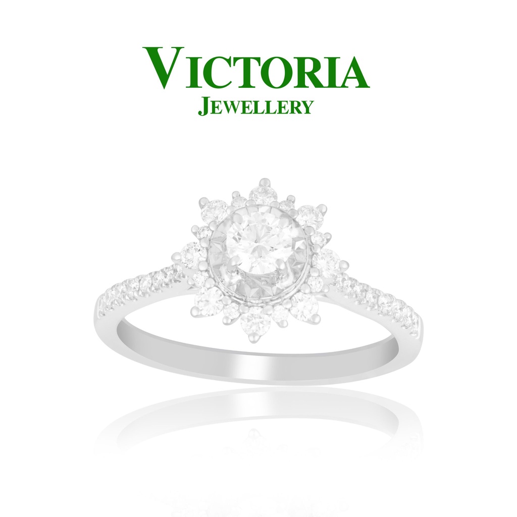 Cincin Berlian Sertifikat GIA VFLR824132 Victoria Jewellery