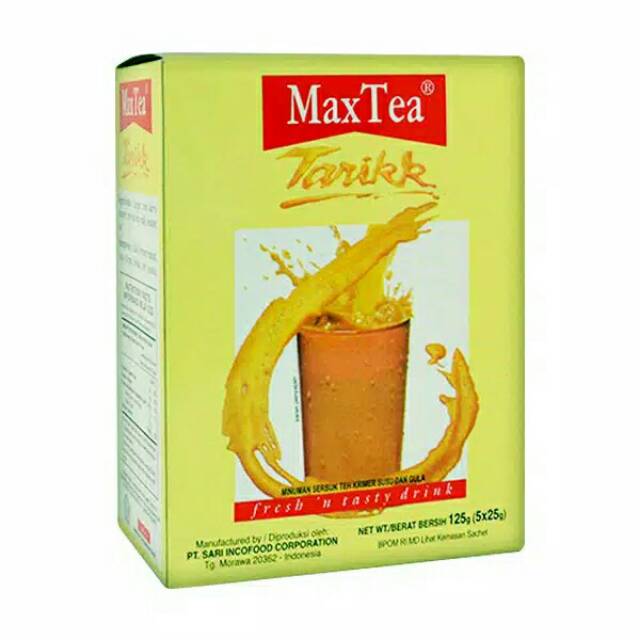 

Max Tea Teh Tarik 5X25 Gr - MaxTea