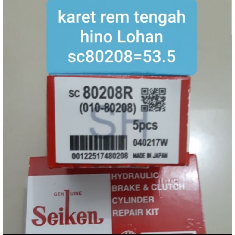 Karet rem tengah hino lohan sc80208