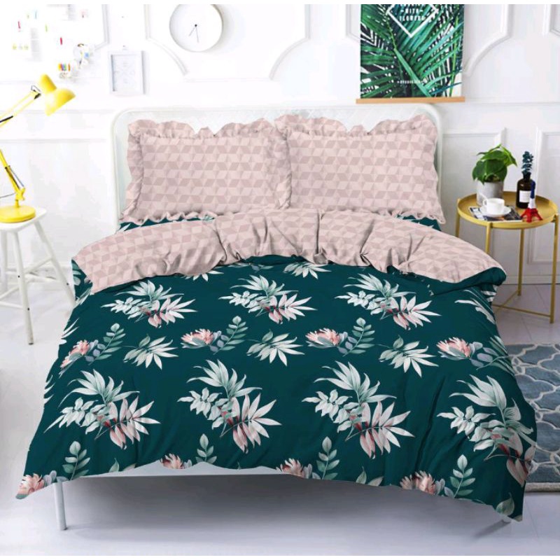 Kintakun - Bed Cover Set dluxe Flower 180x200 cm
