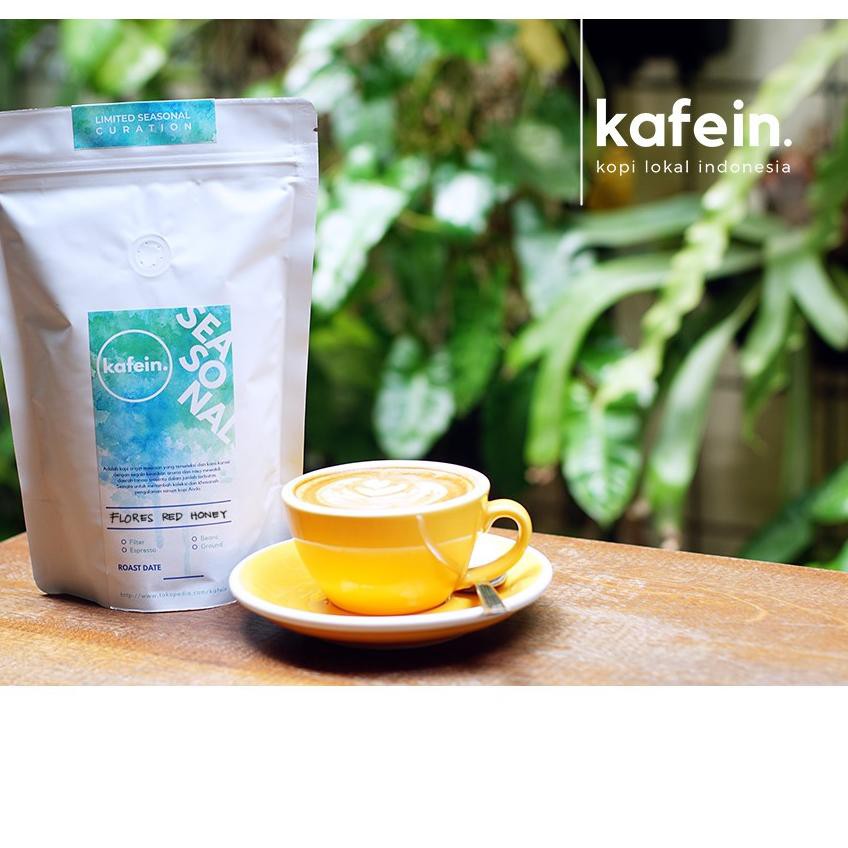 

Termurah!! KODE-288 Kopi Arabika Flores Red Honey 200 Gram (Biji / Bubuk) Kafein Specialty Coffee