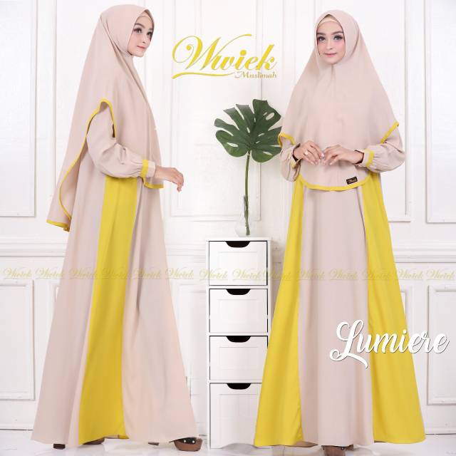 GAMIS SYARI LUMIERE by WWIEK MUSLIMAH