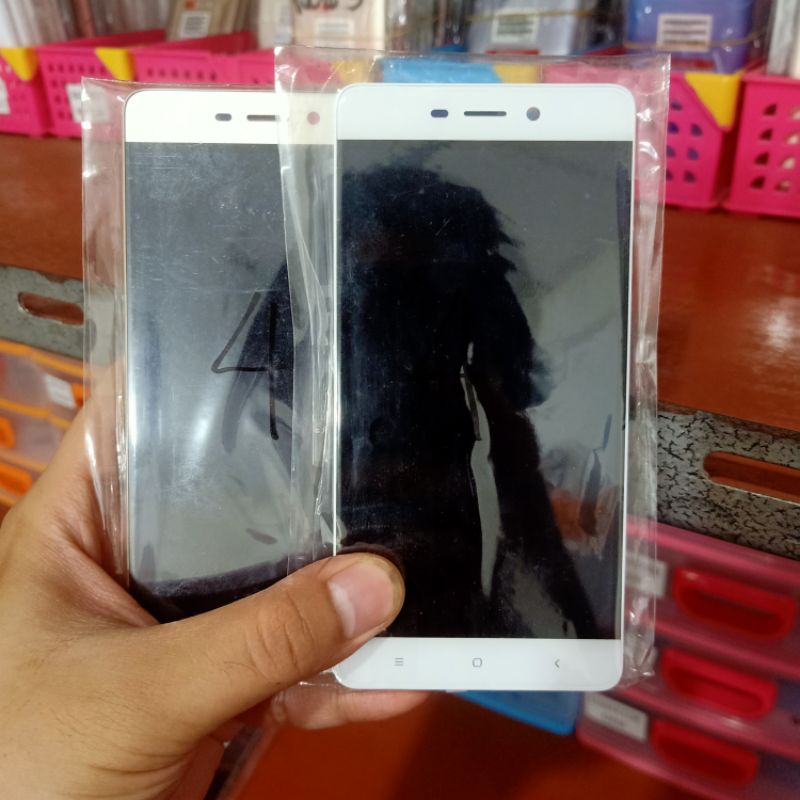 LCD FULLSET FRAME XIAOMI REDMI 4 PRADA ORIGINAL COPOTAN