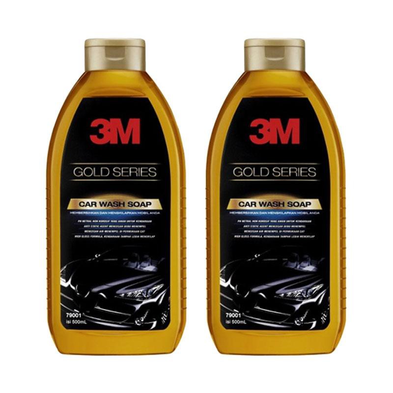 Shampo Mobil 3M ORIGINAL Car Wash Soap Gold Series Premium Shampoo Sabun Cuci Motor Wax Pengkilap