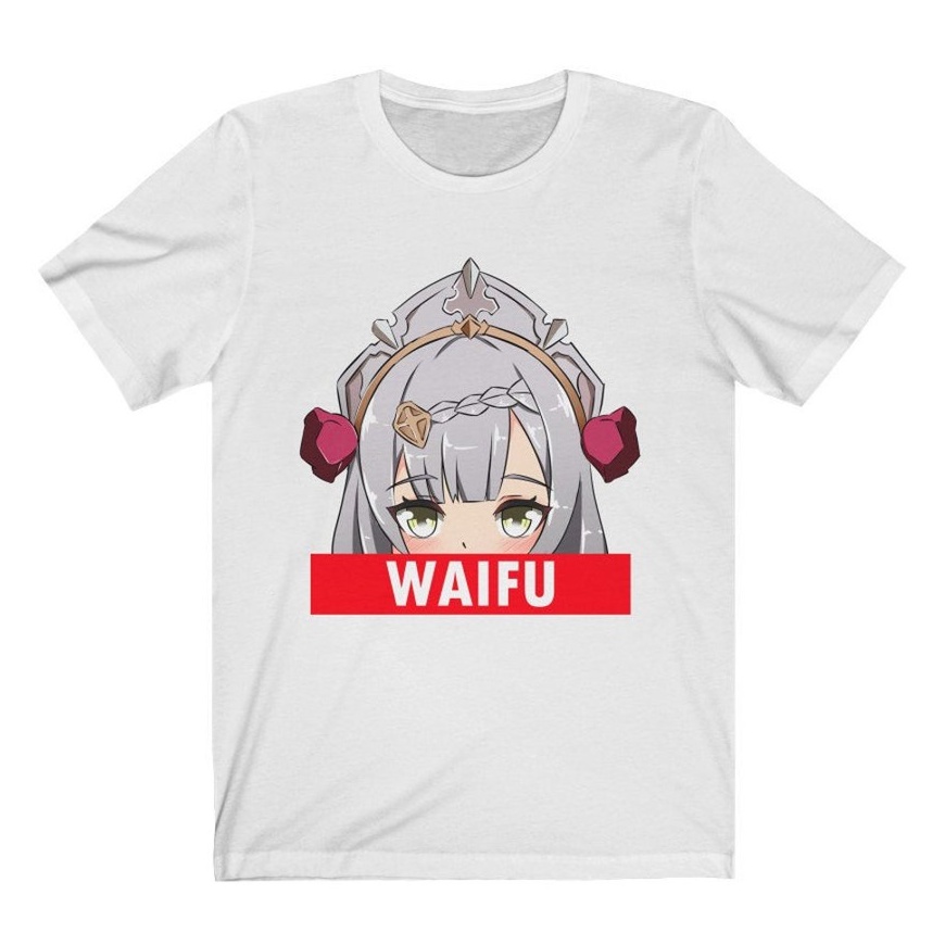 Tshirt Genshin Impact Noelle as Waifu Kawaii Girl Character