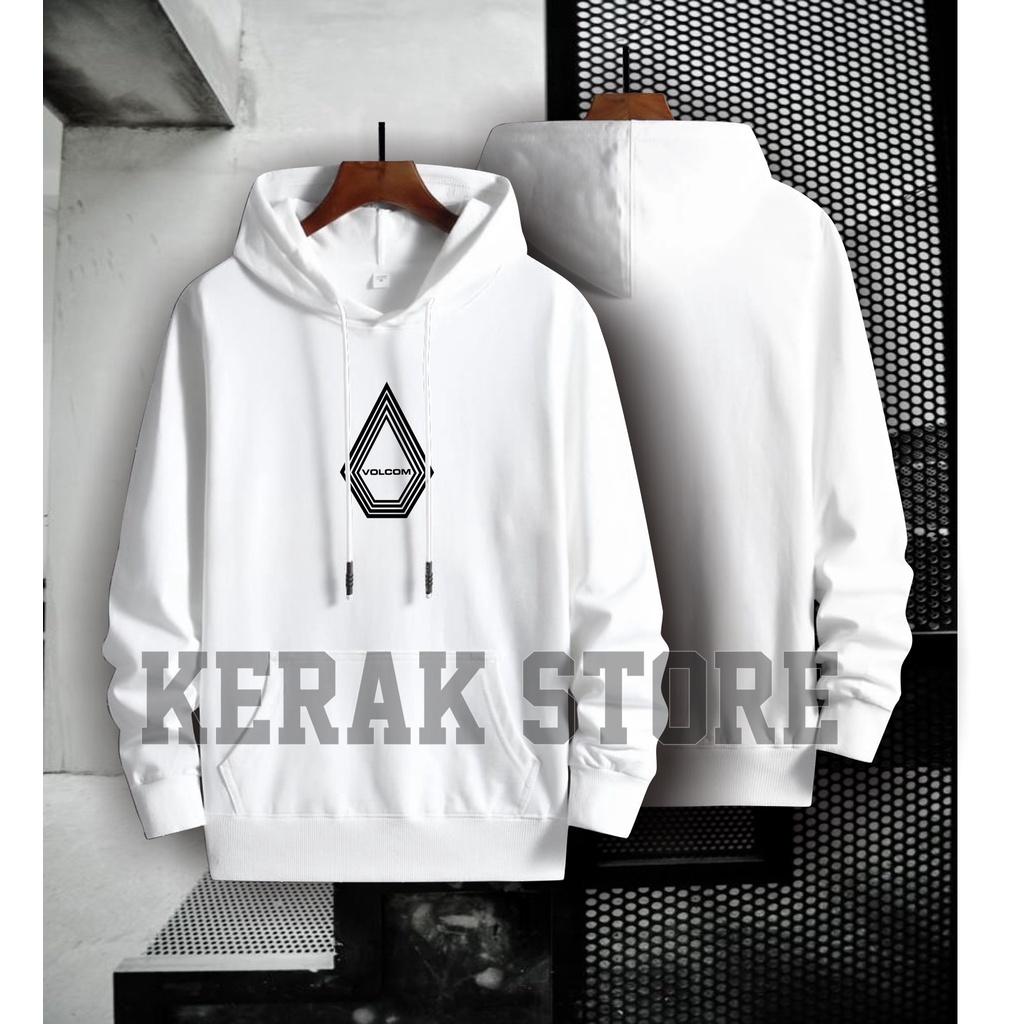 VOLCOM Jaket Sweater Distro - Sweater Hoodie Pria Dan Wanita Flece Tebal