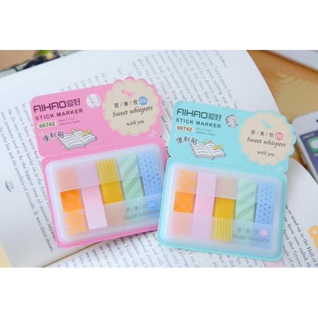 

BEST SELLER Kertas Pembatas Buku Mini Sticky Notes Minii Stik Marker TERJAMIN