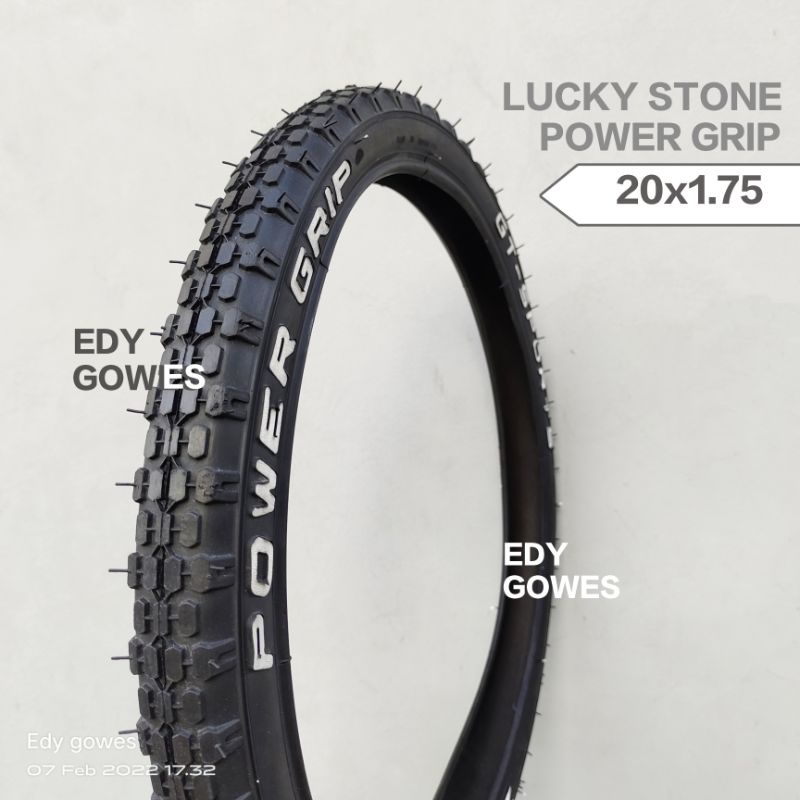 ban luar lucky stone power grip 20 x 1.75 ban luar sepeda 20 luckystone 20x1.75