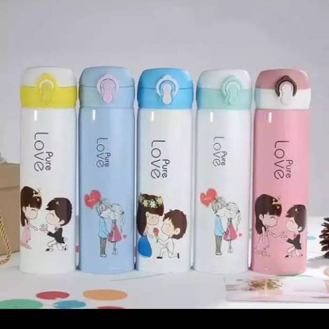 Botol kancing termos kaca