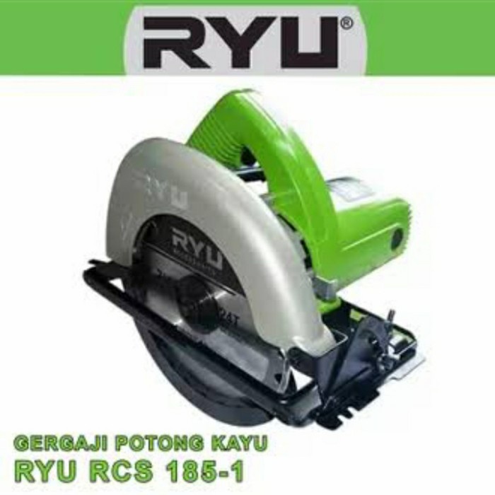 Mesin Potong Sirkel kayu RYU 7" RCS185-1 CIRCULAR SAW RYU