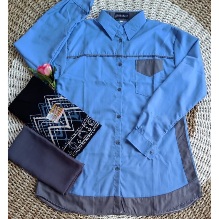 Set Tunik Santri // Set Tunik Toyobo // Set Tunik+Sarung+Jilbab