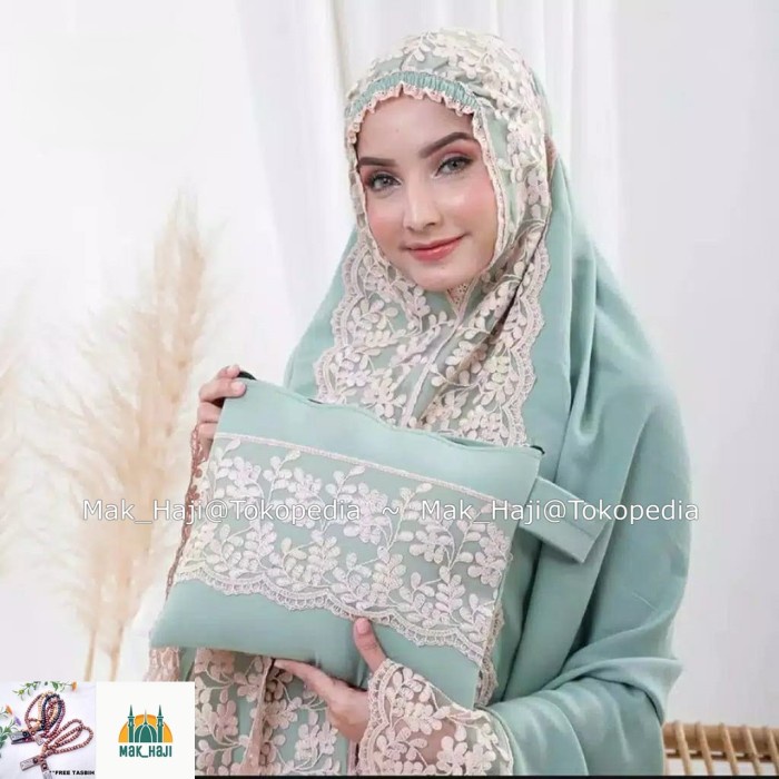PROMO BISA COD MUKENA DEWASA Mukena Shireen Ori renda import premium mukena dewasa terbaru 2020 - HI