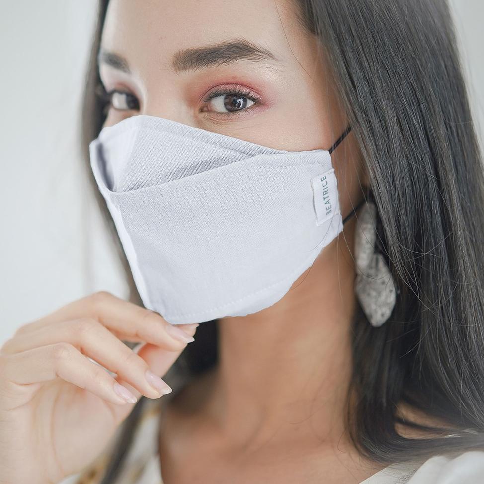 ➡ Premium Fabric Mask Beatrice Clothing 3 ply (Masker Kain 3D Premium 3 lapis) ゑ