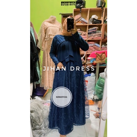 Dress brukat 10 look/dress terkini/dress jihan