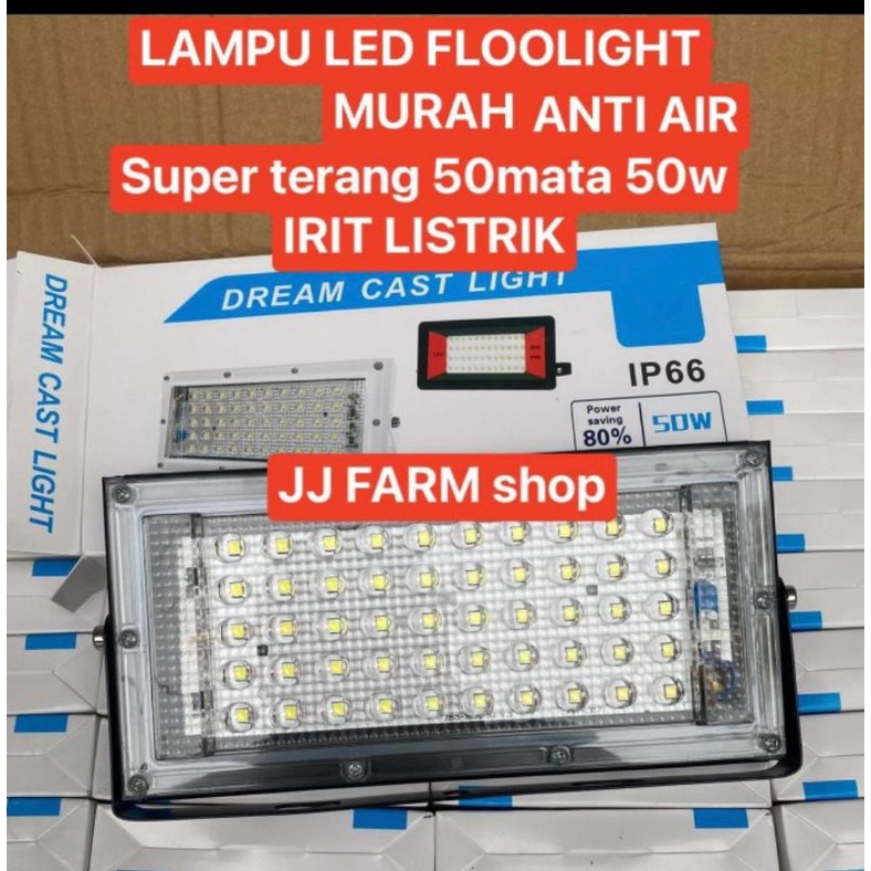 Lampu LED 50watt Tembak Sorot Taman Anti Air Outdoor Waterproof