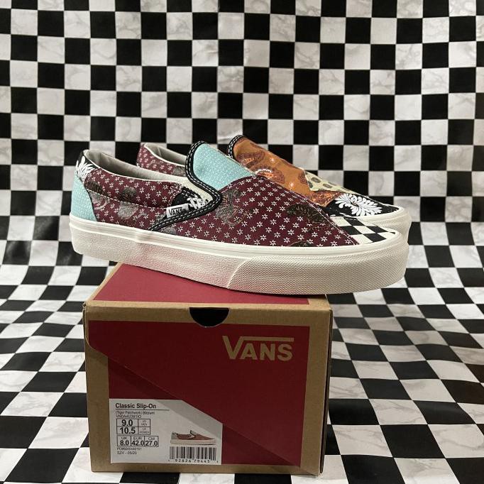 Vans Slii On Tiger Patchwork Original - Vans Slip On Iramastore22