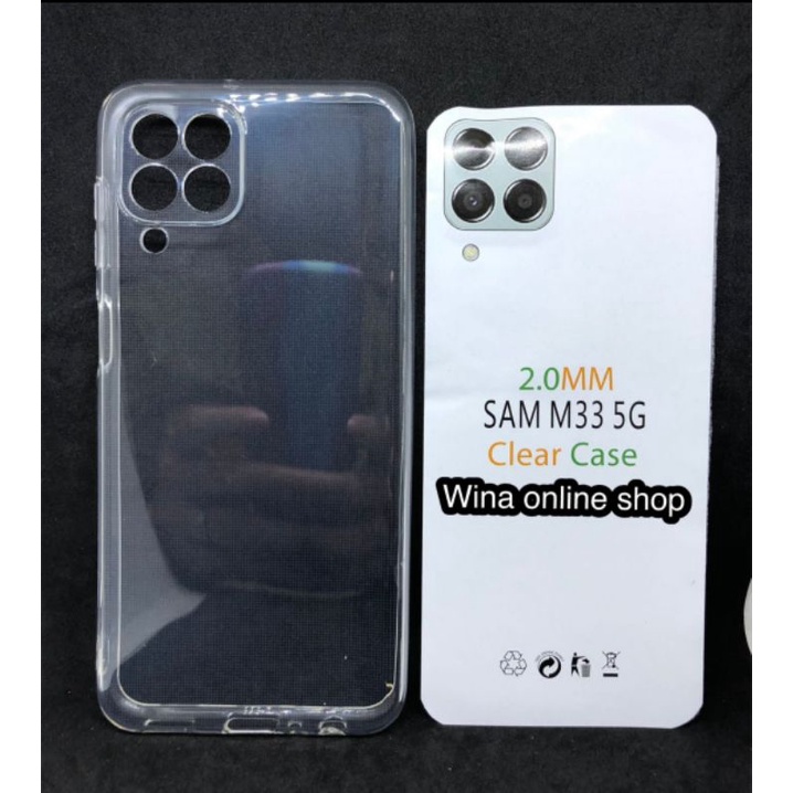 Silicone bening Samsung M33 5G 2022 clear case