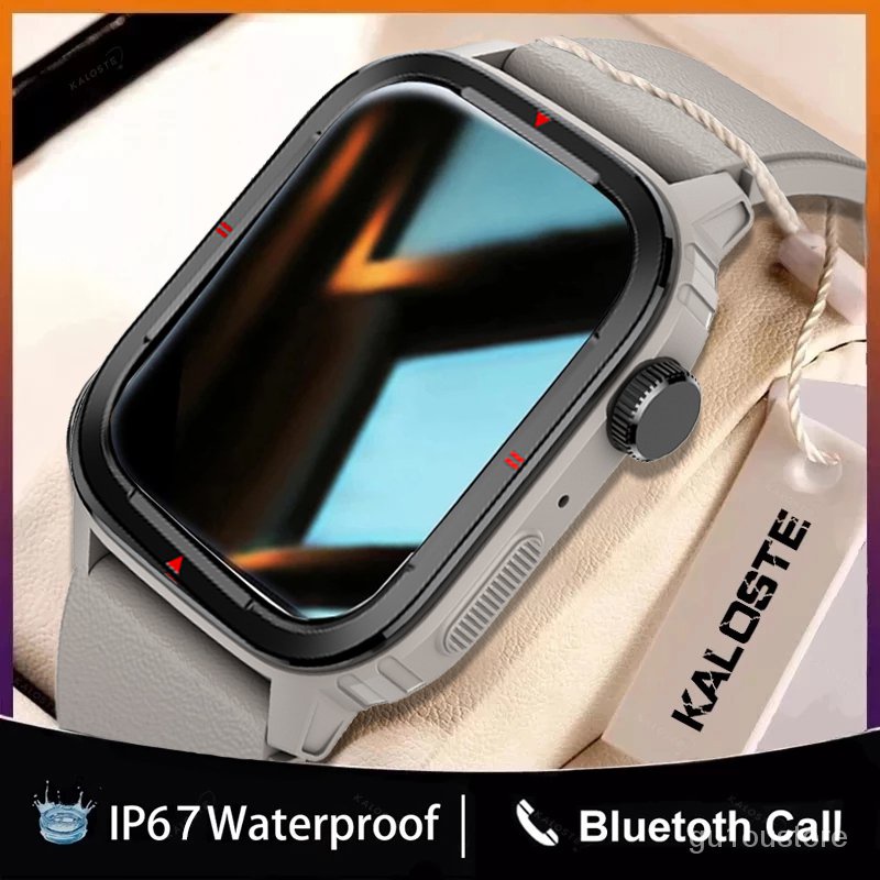 KALOSTE Smart Watch Woman Clock Bluetooth Answer Call Reminder Heart Rate Body Temperature Sports Fi