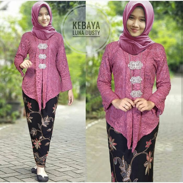 Kebaya Luna Dusty [Hijab 0111] RJE Baju Gamis Wanita