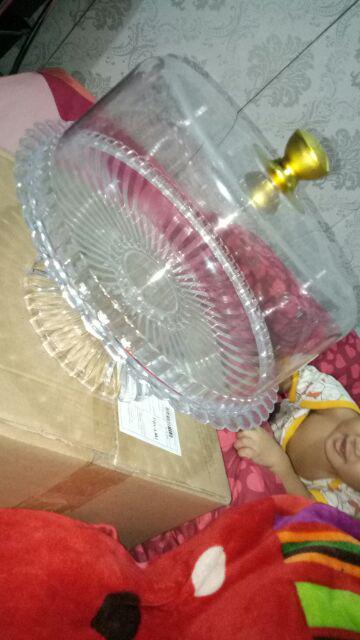 Cake Tray Tempat Kue Transparant Tk 146 Golden Sunkist
