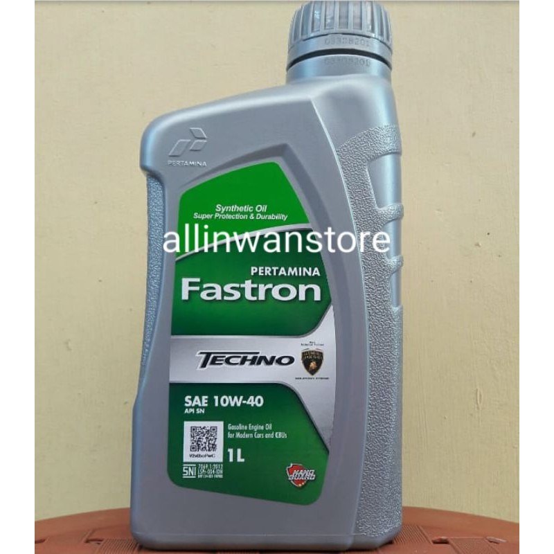 Fastron Techno SAE 10W-40 API SN Isi 1 liter 10w40 1L 100% ASLI ORIGINAL READY STOCK