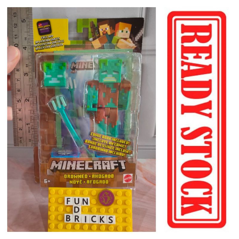 Mattel Minecraft Drowned Comic Maker