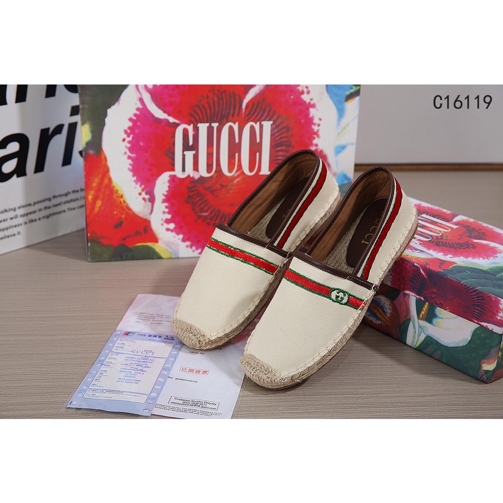 GC  Espadrilles Canvas Flat Shoes C16119 Sepatu Flat &amp; Ballerina Sepatu Wanita