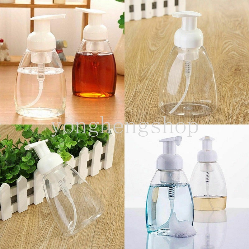 Botol Pompa Isi Ulang Sabun Cair Lotion Sampo Hand Sanitizer Portable 300ml Untuk Travel