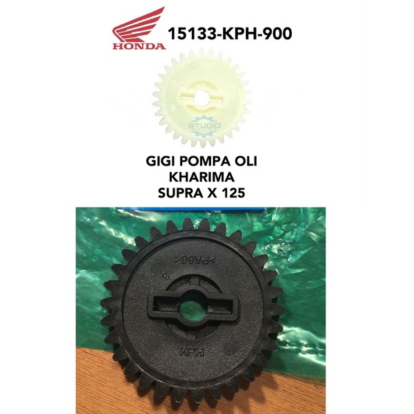 15133-KPH-900 Gigi Pompa Oli Gear Oil Pump Driven Karisma Supra X 125 Lama Batman 2005 - 2013