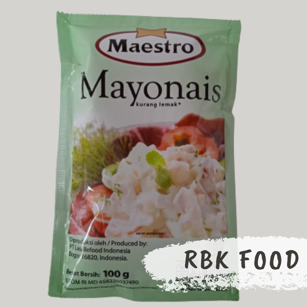 Jual PROMO! MAESTRO Mayonnaise Sachet 100 gr / Mayonnaise Sachet