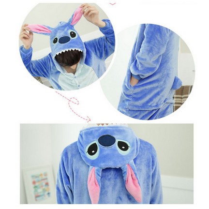 PIYAMA ONESIE KOSTUM BAJU DEWASA STITCH