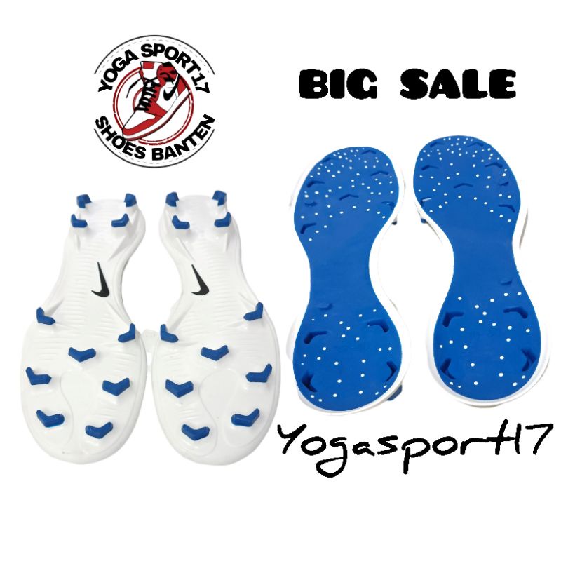 Outsole Sepatu bola nik import // telapak sepatu bola dua warna