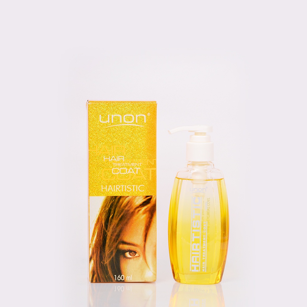 UNON Hairtistic Hair Treatment Coat - Kuning Emas 160ml