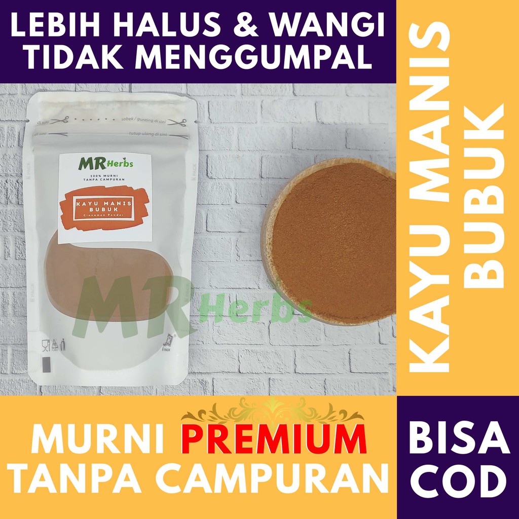 

Premium Bubuk Kayu Manis Asli Cinnamon Powder Bukan Batang / Stick Isi 250gr By Mr Herbs / Kayu Manis / Kayu Manis Bubuk / Cinnamon Powder / bubuk kayu manis murni / kayu manis batang / kayu manis bubuk original / cinnamon