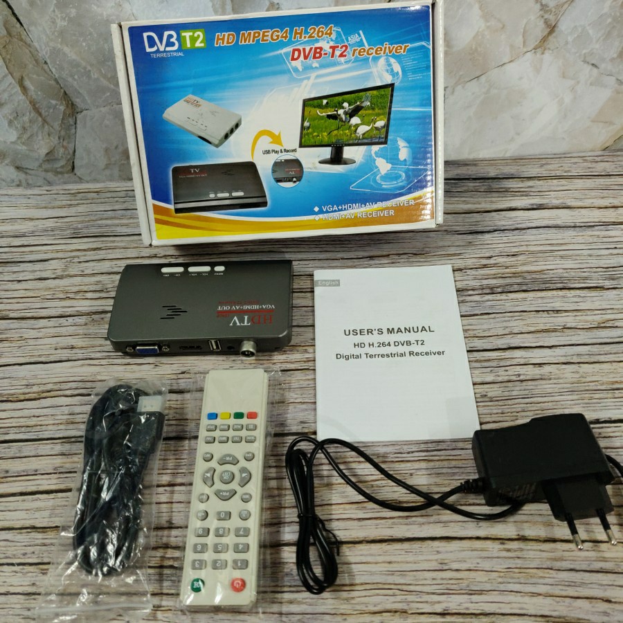 TV Tuner Digital DVBT2 untuk Monitor Komputer