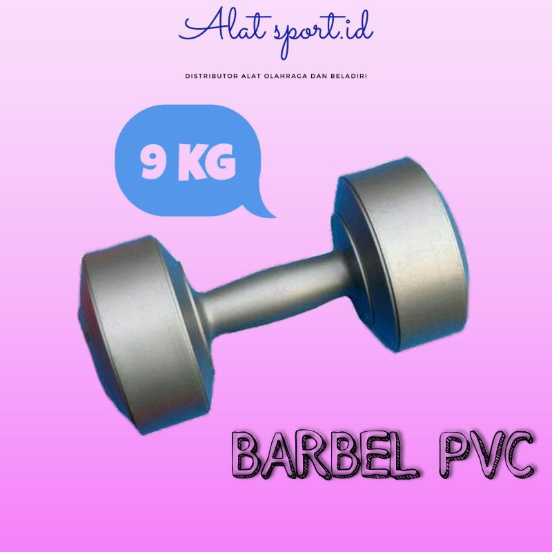 Dumbel barbel hercules plastik barbel 9kg