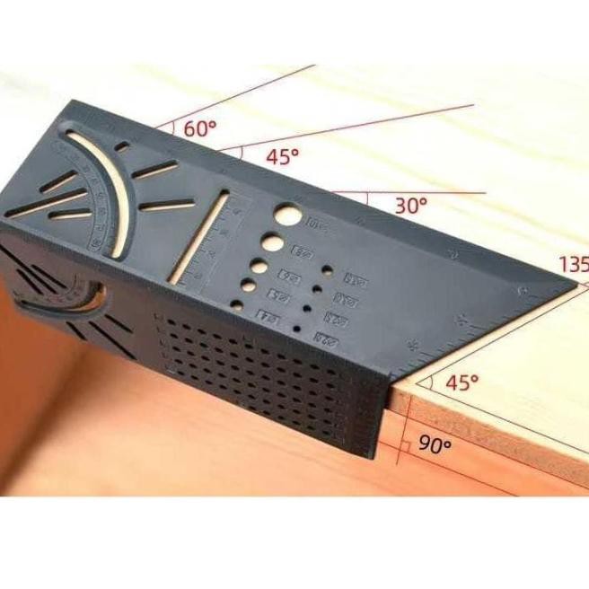 

Lagi Tren-368 marking ruler / 3D miter angle / penggaris segitiga / speed square