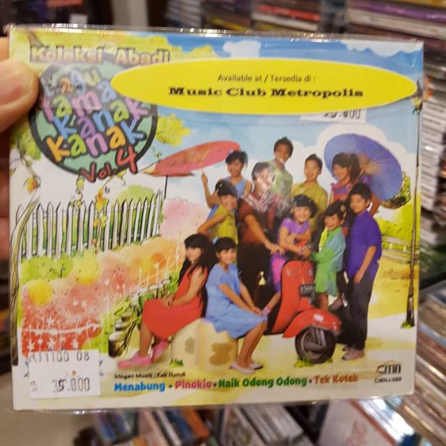 CD KOLEKSI ABADI LAGU TK BERSAMA KAK NUNUK VOL.4