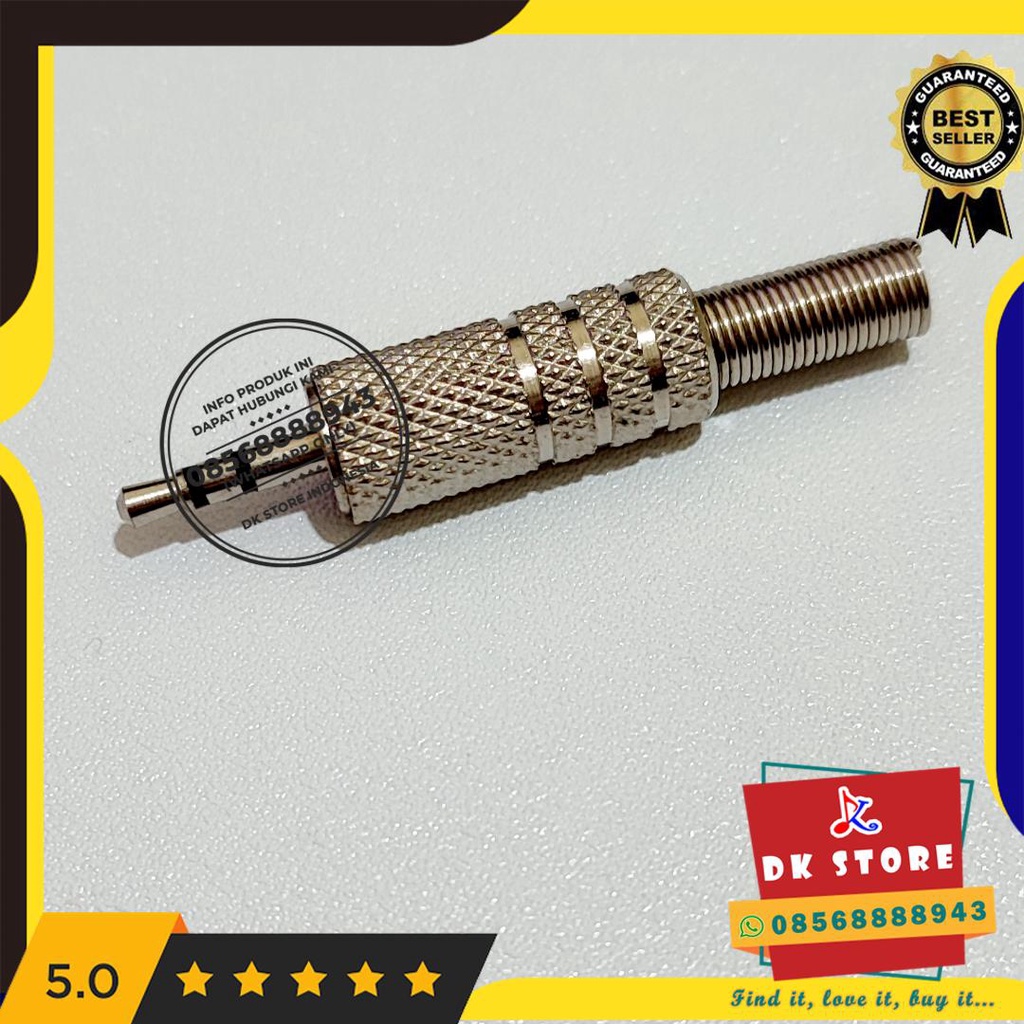 Jual JACK AKAI MINI STEREO 2.5MM BESI SILVER SOLDER JEK AUDIO JECK ...