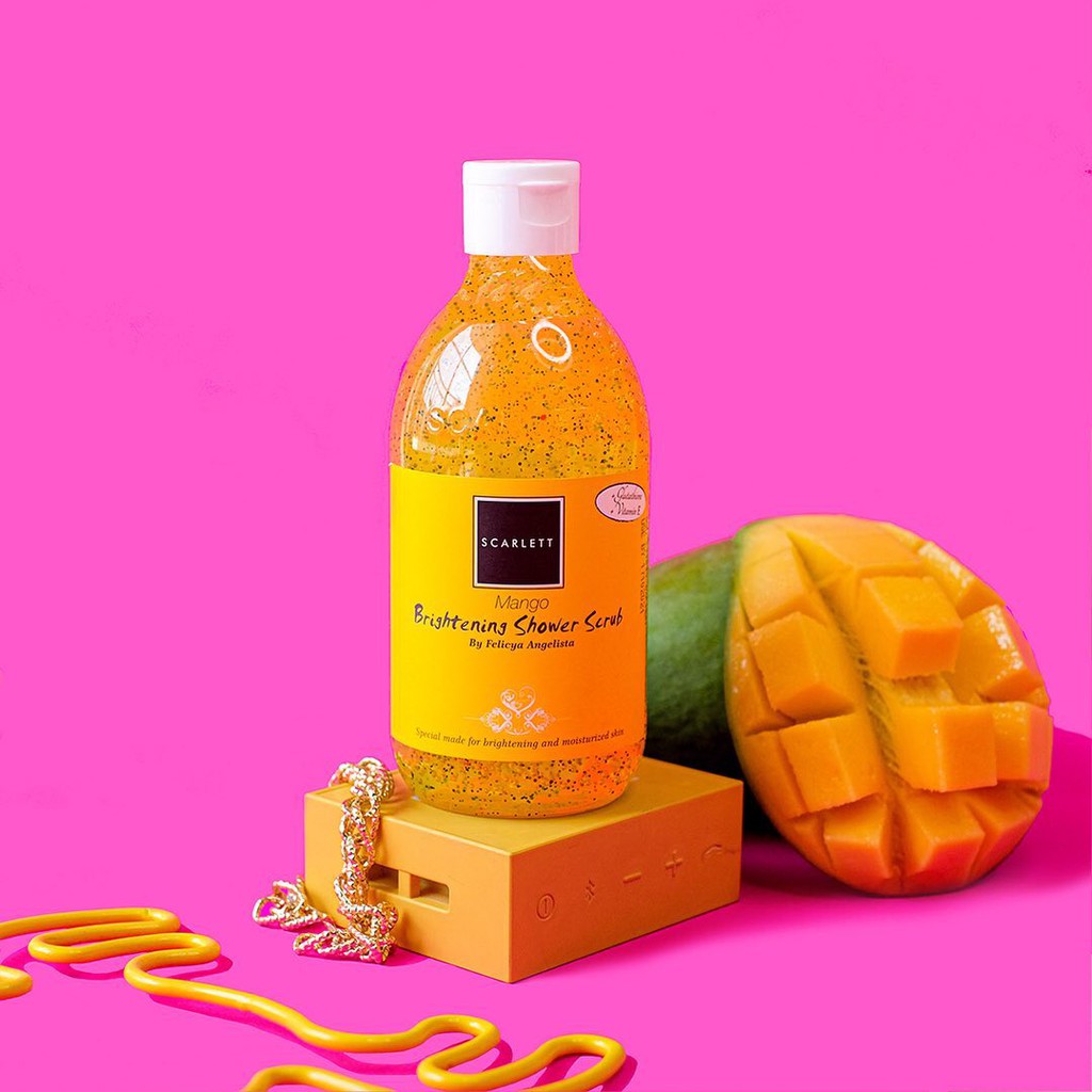 [300ml] Scarlett Whitening Shower Scrub Sabun Kecantikan 300 ml