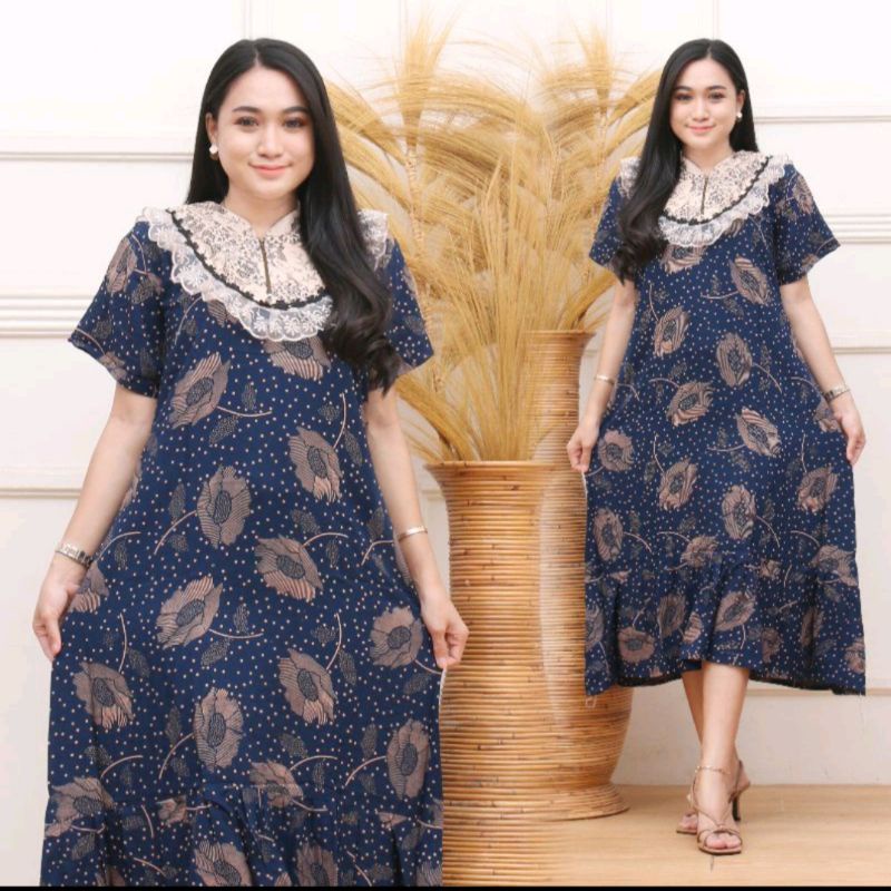 DASTER ARAB RENDA MOTIF KIPAS/DASTER  BORKAT KEKINIAN/DASTER ARAB MOTIF-Navi tile bunga