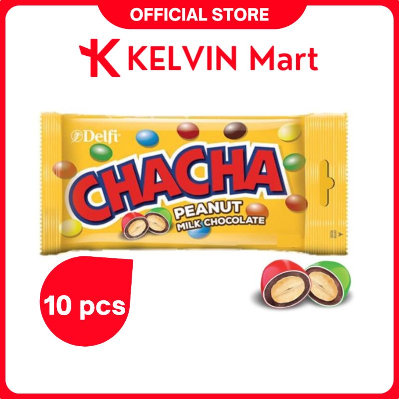 

Delfi ChaCha Chocolate Cha Cha Peanut Pck 7g x 10 pcs | KELVIN Mart