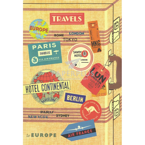 

KERTAS KADO VINTAGE TRAVELS