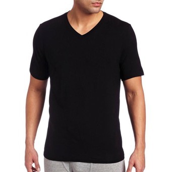 KAOS POLOS V-NECK LENGAN PENDEK/KAOS POLOS OBLONG UNISEX