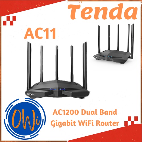 Tenda AC11 AC1200 Dual Band Gigabit WiFi Router