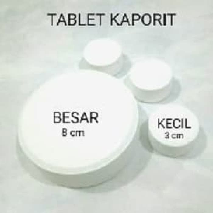 miliki klorin tablet kecil / chlorine disinfectant / kaporit disinfektan Berkualitas