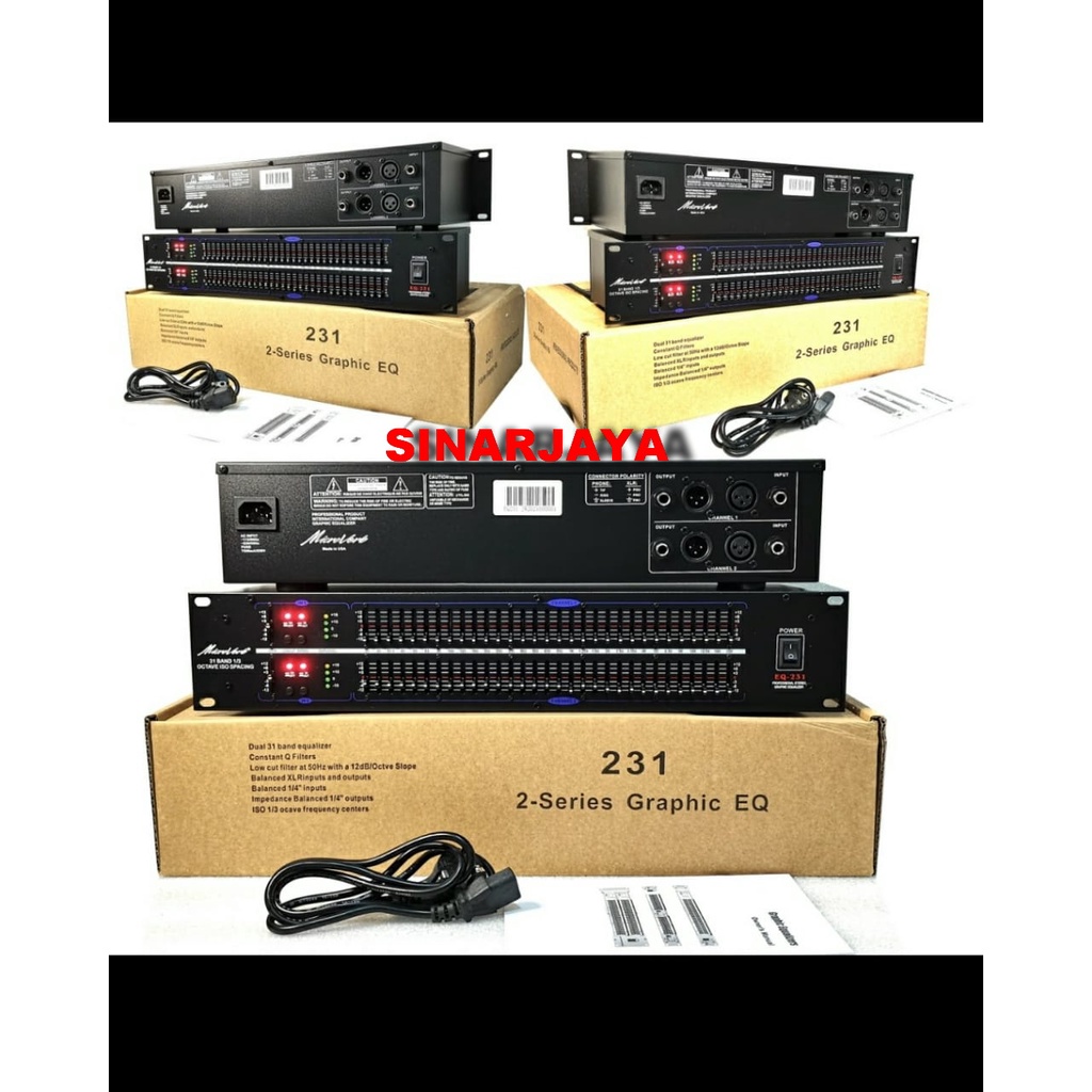 2 SERIES GRAPHIC EQ DBX 231 EQ / EQUALIZER NEW