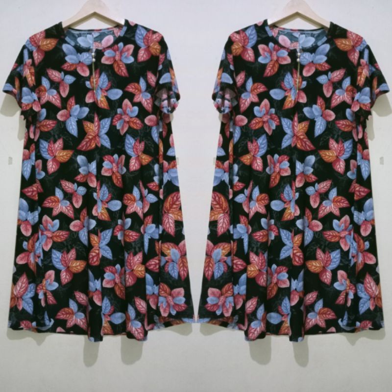 DASTER ALMA BAJU ATASAN WANITA MAT JERSEY KOREA SUPER JUMBO DRES/S MAYUNG